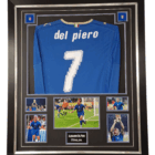 del piero signed picture with Jersey