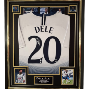 Framed Dele Alli Signed Shirt WITH CERTIFICATE