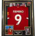 firminho signed display wit shirt