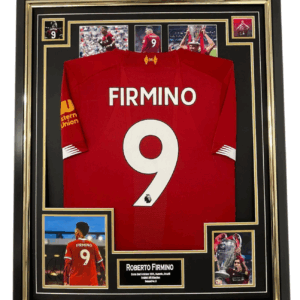 firminho signed display wit shirt