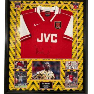 ian wright signed shirt banana