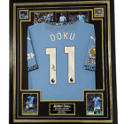 jeremy doku signed shirt