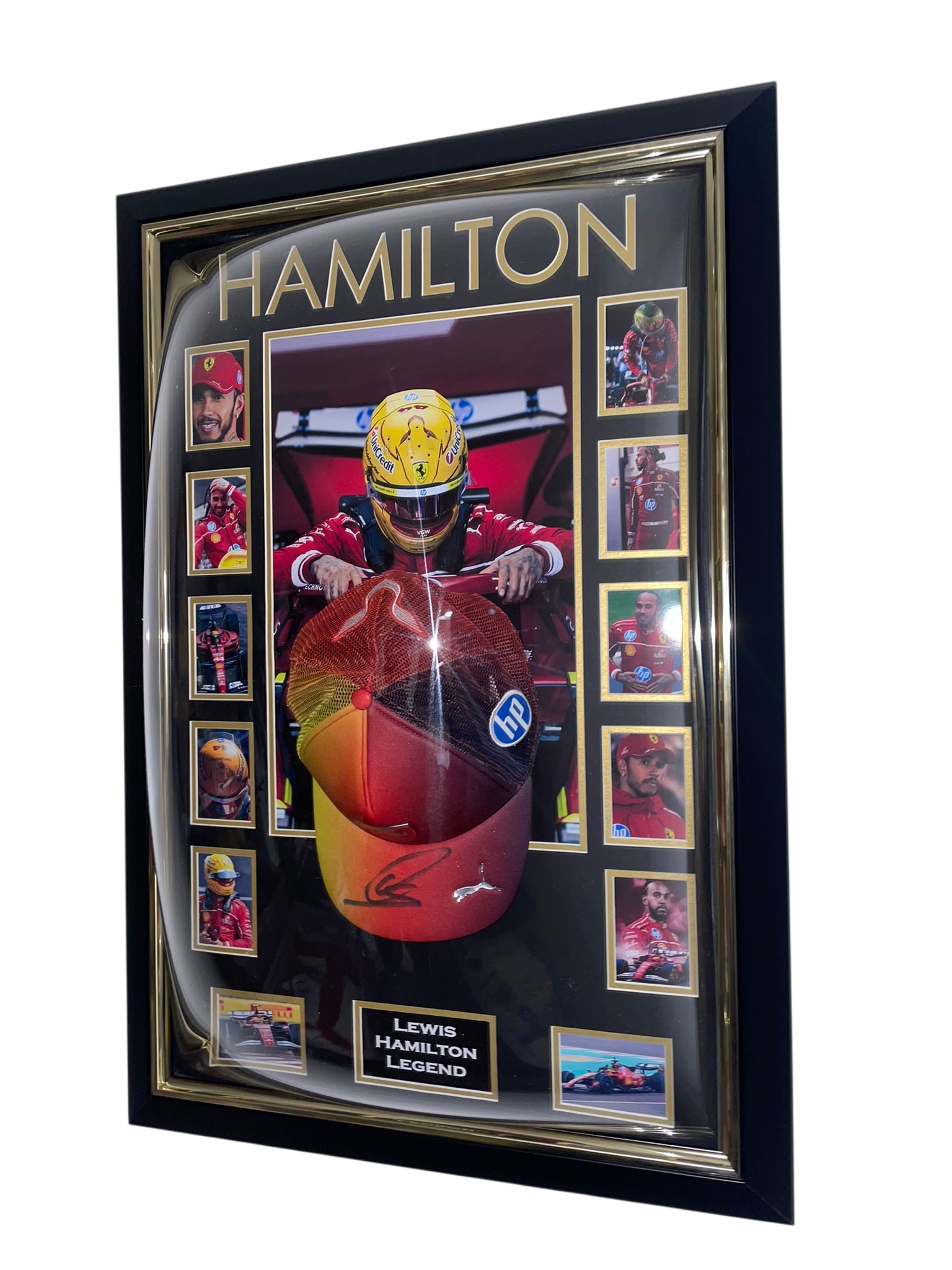 lewis hamilton signed cap