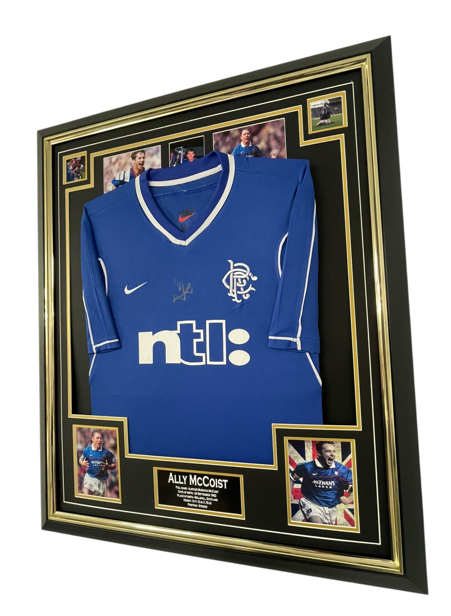 mccoist signed jersey