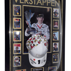 New Framed MAX VERSTAPPEN Signed Cap