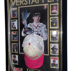 Framed MAX VERSTAPPEN Signed Cap