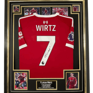 Florian Wirtz Signed Shirt Liverpool Record Signing