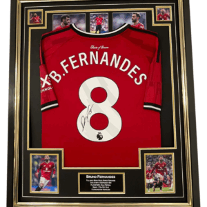 Bruno Fernandes of Manchester United Signed Shirt (Copy)