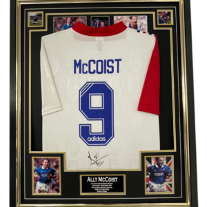 Ally Mccoist Signed Rangers Shirt Jersey