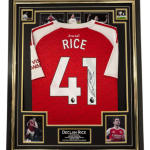 Declan Rice Signed Shirt 2026