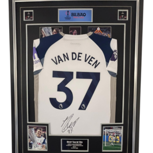 Micky Van der Ven signed Framed Shirt