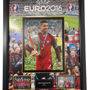 Ronaldo Signed Photo Portugal 2016 BECKETT AUTHENTICATED
