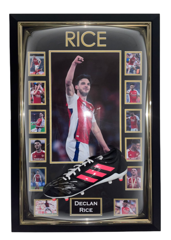 Decan Rice Boot Declan Rice Signed Football Boot Framed – Signed Memorabila Shop