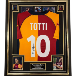 Francesco Totti Signed Framed Shirt