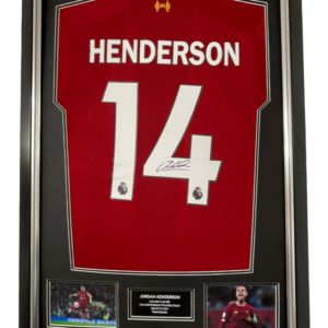 Jordan Henderson Liverpool Signed Shirt