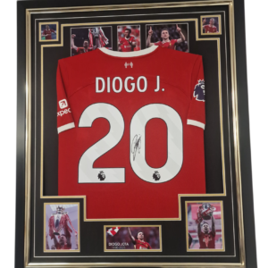 Diogo Jota signed Framed Shirt