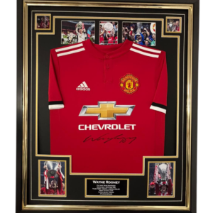 FRAMED Wayne Rooney Signed Shirt