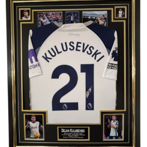 Framed Dejan Kulusevski Signed Shirt