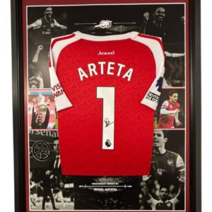 Mikel Arteta signed Shirt Framed
