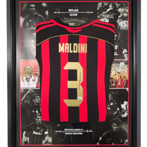 Framed Paolo Maldini Signed Shirt