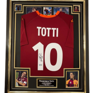 Francesco Totti Signed Shirt Framed