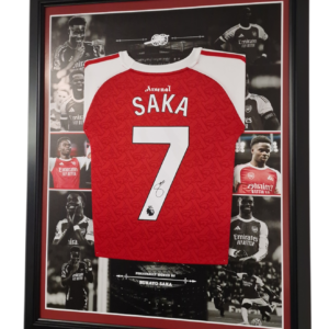 BUKAYO SAKA FRAMED SIGNED SHIRT