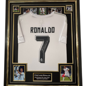 Framed Cristiano Ronaldo Signed Shirt