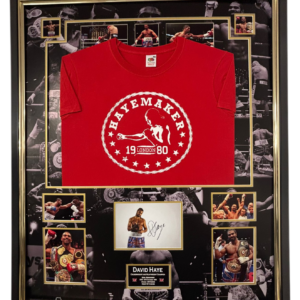 David Haye Signed Boxing Photo with Shirt