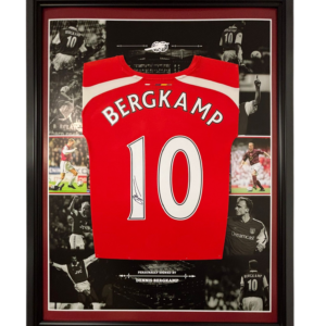 Dennis Bergkamp Signed Shirt Framed