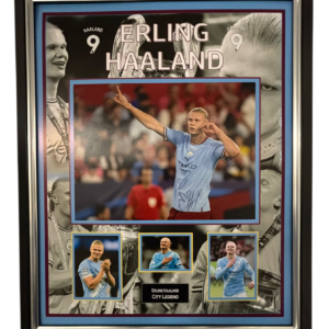 Erling Haaland of Manchester City Framed Signed Picture