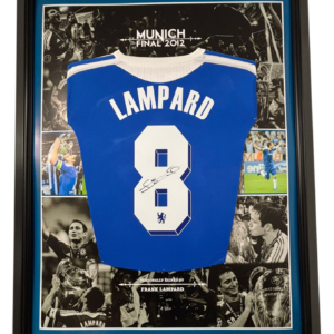 Frank Lampard of Chelsea Signed Shirt 2012 Display