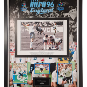 Paul Gascoigne England 1996 Signed Photo