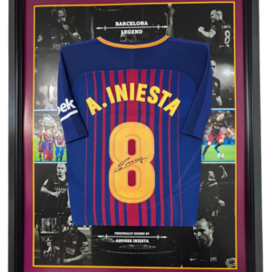 Andres Iniesta of Barcelona Signed Shirt
