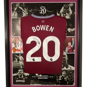Framed Jarrod Bowen West Ham Signed Shirt