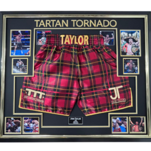 Josh Taylor Framed Signed boxing Shorts