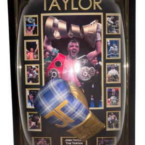 Josh Taylor Framed Signed boxing Glove