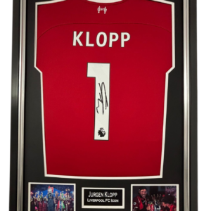 Framed Jurgen Klopp of Liverpool Signed Shirt