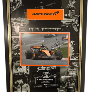 Lando Norris Framed Signed Photo