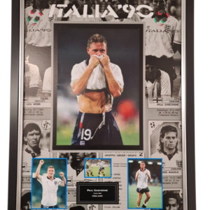 Paul Gascoigne England Italia 1990 Signed Photo