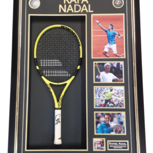 Rafael Nadal Signed Framed Tennis Racket