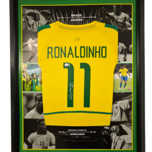 Ronaldinho of Brazil Signed Shirt Becket Authenticated