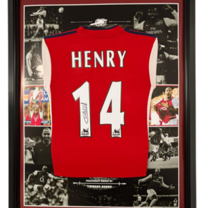 Thierry Henry Signed Shirt Framed