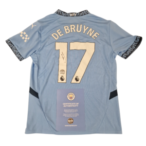 Kevin De Bruyne Signed City Shirt