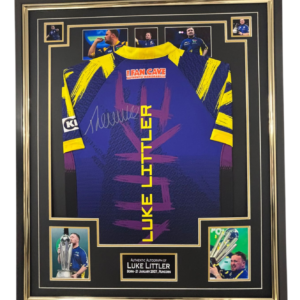 LUXURY FRAMED Luke Littler Signed Shirt