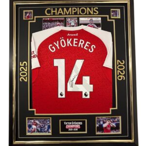 CHAMPIONS 2026 Viktor Gyokeres Signed Shirt