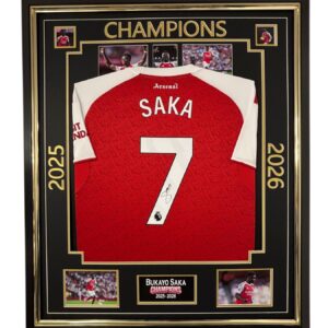 CHAMPIONS 2026 BUKAYO SAKA SIGNED SHIRT