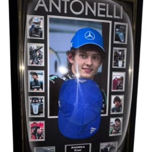 New Framed Kimi Antonelli Signed Baseball Cap