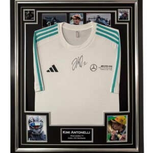 New Framed Kimi Antonelli Signed Shirt