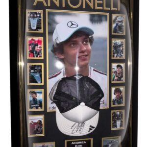 New Framed Kimi Antonelli Signed CAP