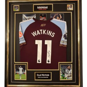 Ollie Watkins of Aston Villa Signed Shirt 2026 Europa Winners